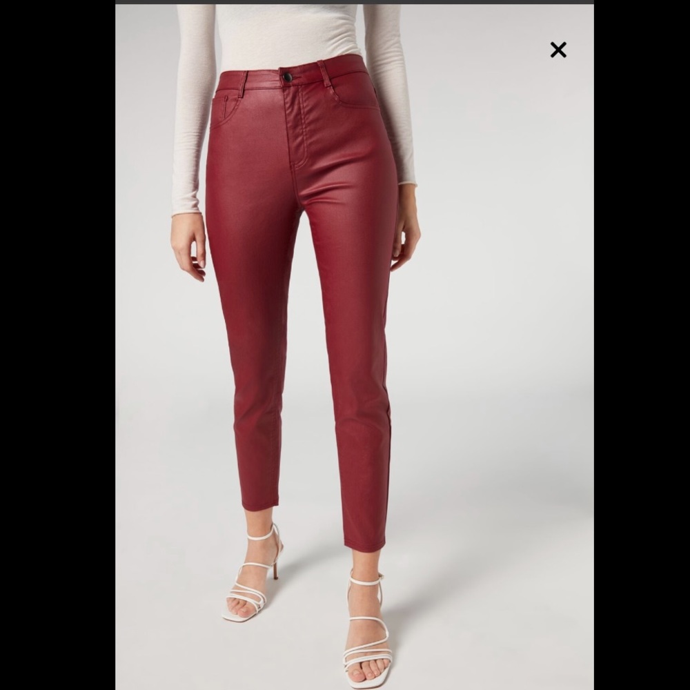 Serious Buyer Only! Italian Faux Leather Skinny Leggings